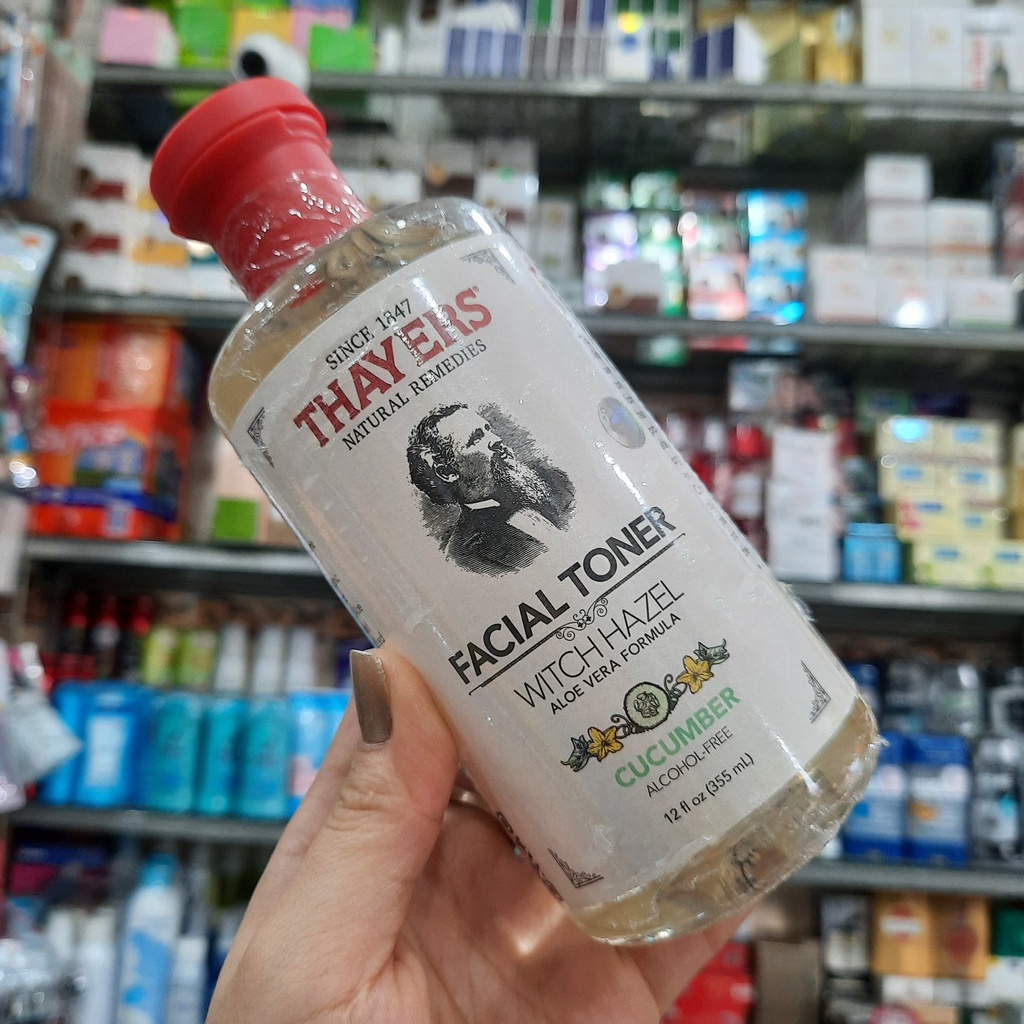 Nước hoa hồng không cồn THAYERS hương Cucumber 355ml ( Dưa Chuột )