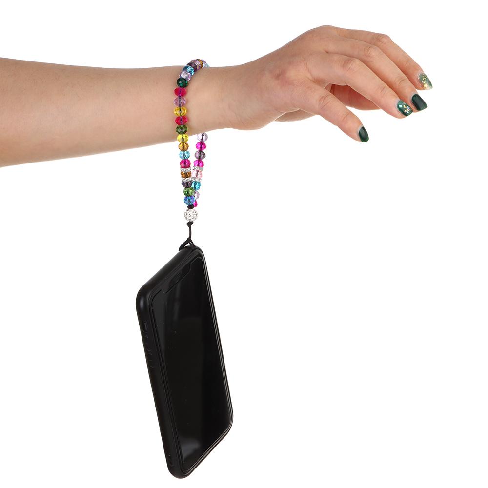 BEBETTERM Dây Đeo Điện Thoại Đính Pha Lê Nhân Tạo Chống Thất Lạc Tiện Dụng