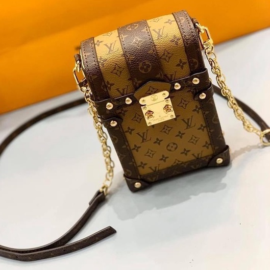 Túi đeo ☀ Túi đeo chéo mini bag Louis Vuitton hộp cốp xích fullbox [ Dota ]