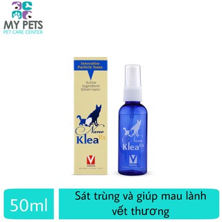 Nano Klea RX 50ml - Sát khuẩn giúp mau lành vết thương cho chó mèo