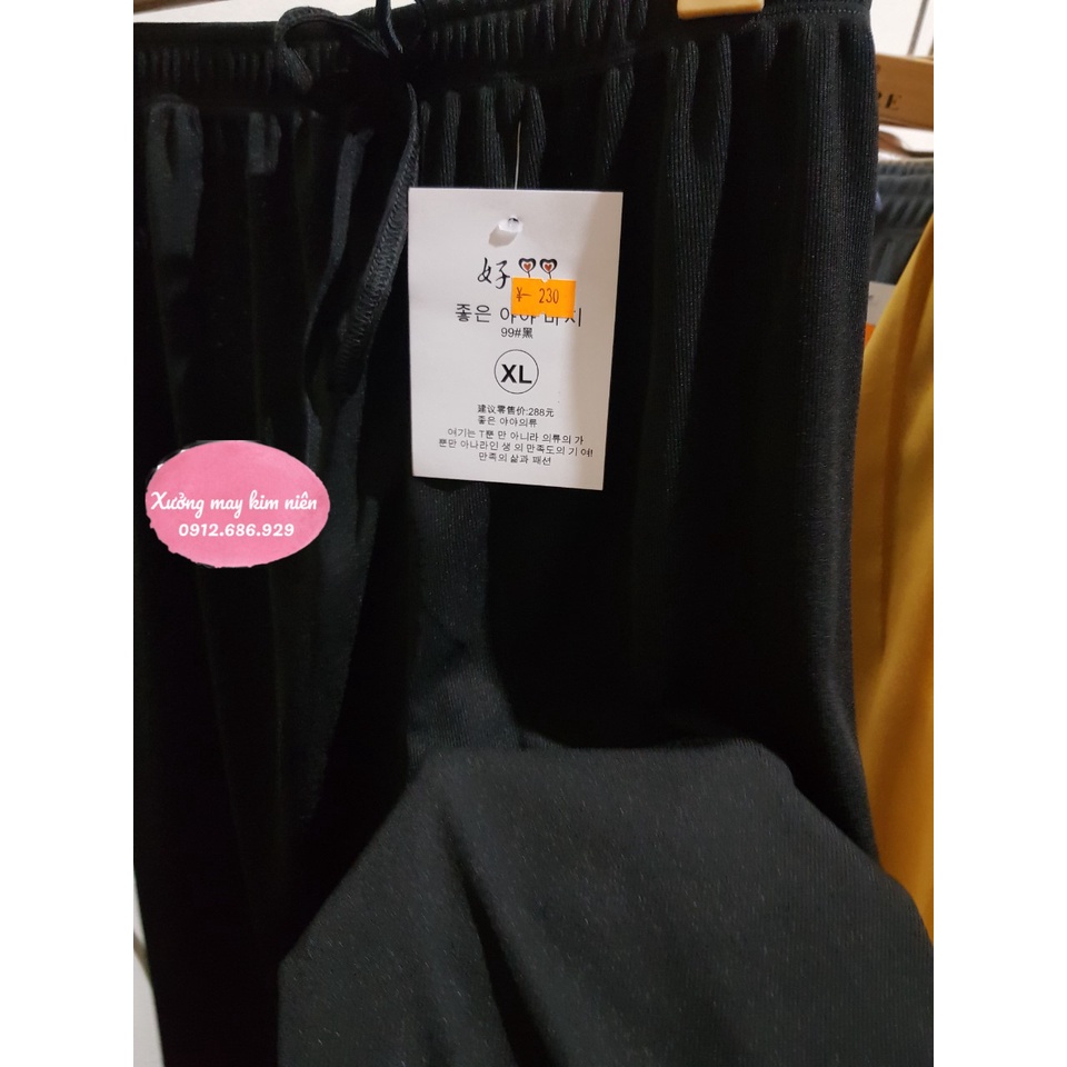 QUẦN LEN TĂM ỐNG SUÔNG, QUẦN CULOTTES SUÔNG TĂM SIÊU HACK DÁNG-230