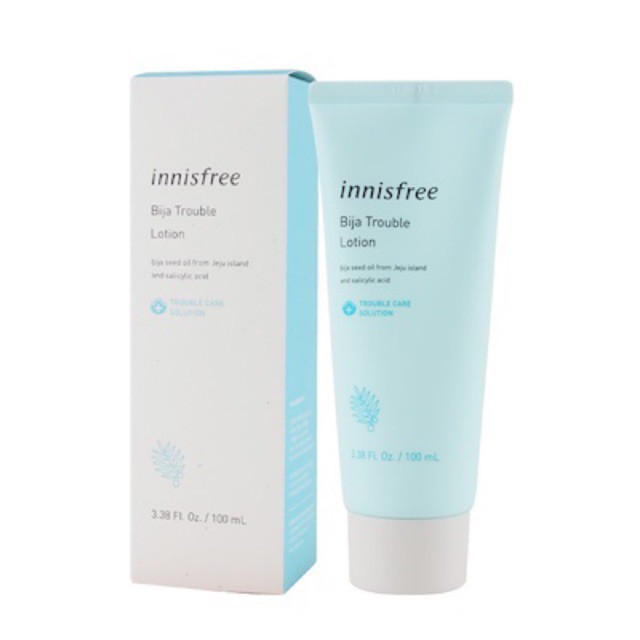 (Hàng thật) Innisfree / Bija Trouble Lotion 100ml / Mỹ phẩm dưỡng da, Kem dưỡng da dạng lỏng