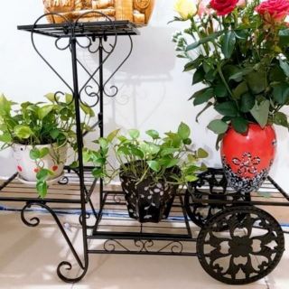 [ Siêu sale ] Cỡ Đại Giá sắt để chậu hoa và cây cảnh hình xe đạp[Clip thật]