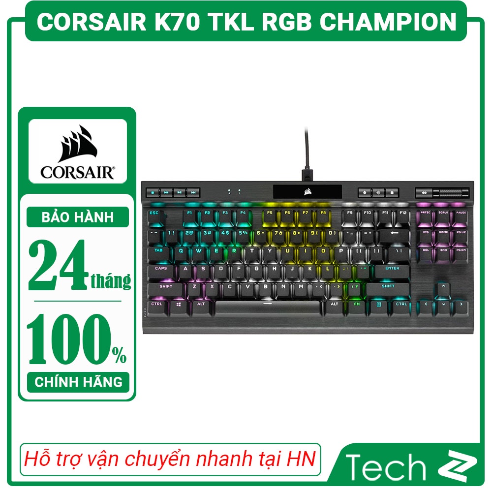 Bàn phím Cơ Corsair K70 TKL RGB Champion