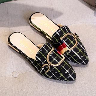 Giày Mules Nữ Phẳng