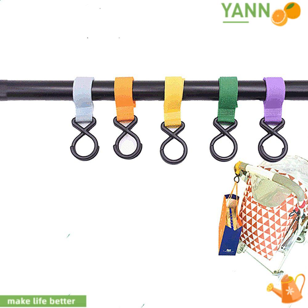 1 Móc Nhựa Treo Đồ Đa Năng Gắn Xe Đẩy Em Bé