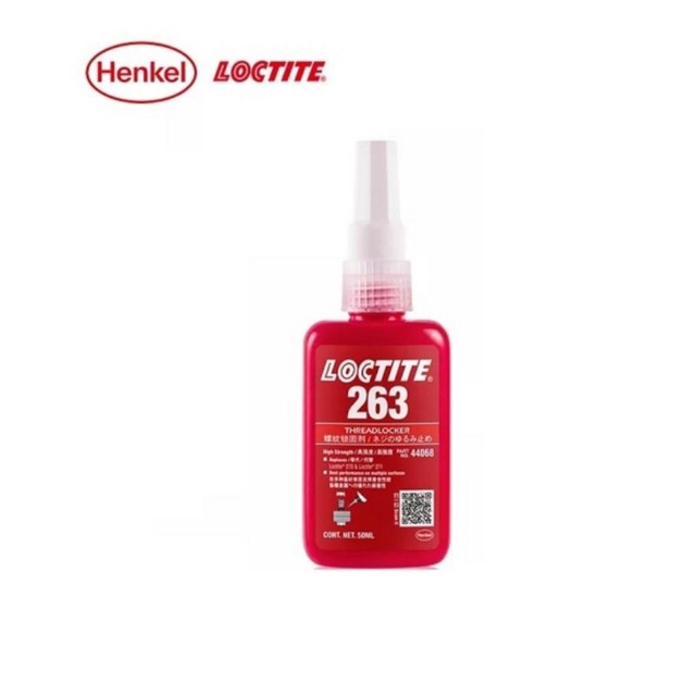 Keo loctite 263 - 50ml, 250ml, keo khóa ren, chống xoay ốc vít, bulong