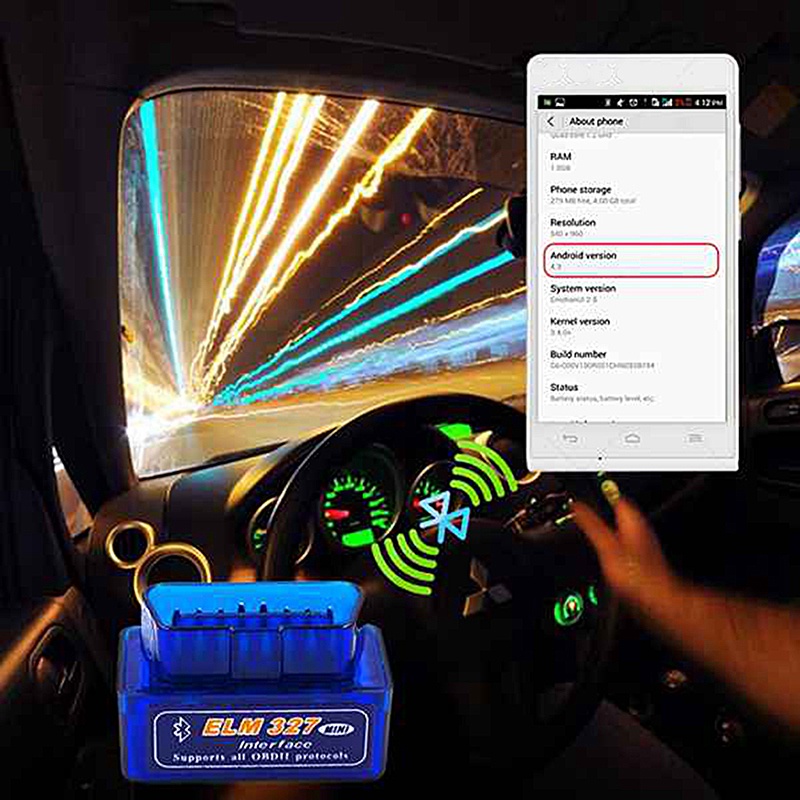 Mới Thiết Bị Chẩn Đoán Lỗi Xe Hơi Obd V1.5 Mini Elm327 Obd2 Bluetooth Obdii 2 Elm 327 Cho Android Windows