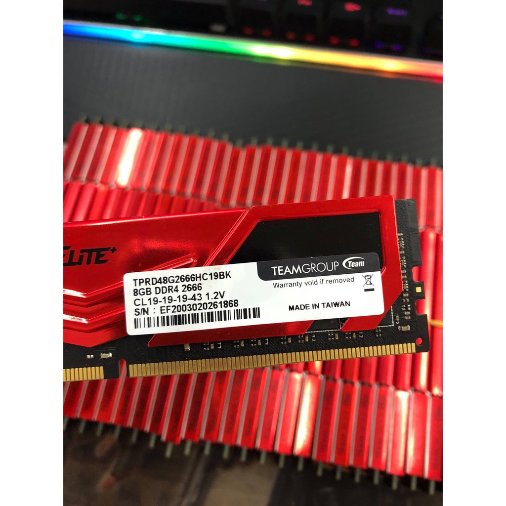 DDR4 TEAM 8GB/2666 Tản nhiệt BH 7/2025( D4 8G)