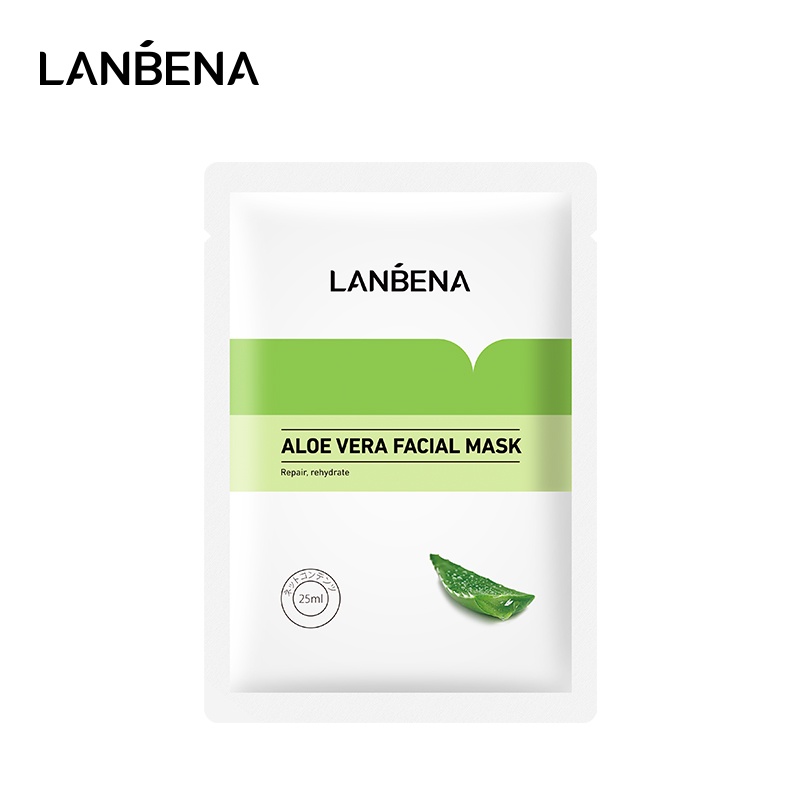 Mặt nạ chiết xuất lô hội tái tạo làn da khô và nhạy cảm LANBENA