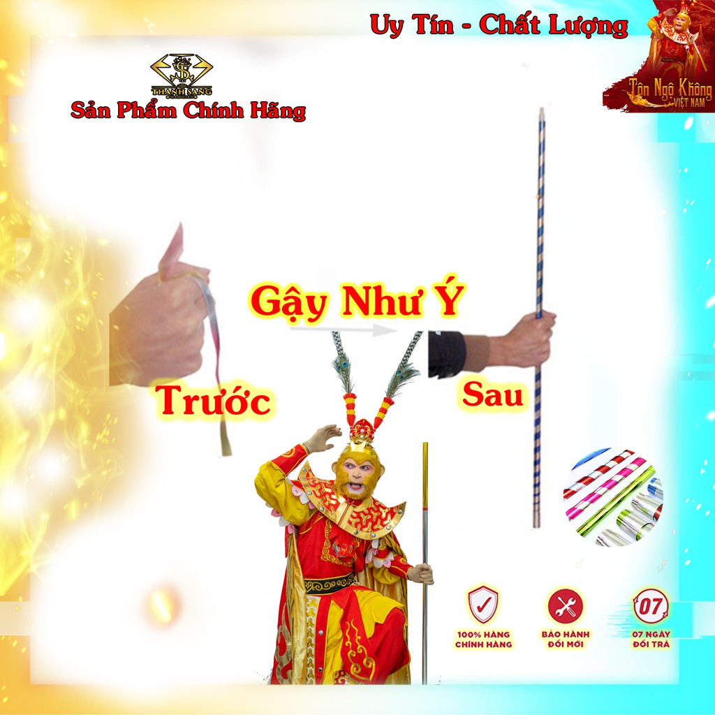 GẬY NHƯ Ý TÔN NGỘ KHÔNG TRẺ EM Nhựa (Shop Ngộ Không VN)