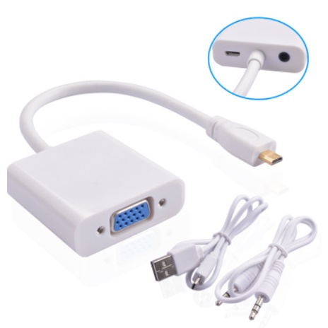 Dây Cáp Chuyển Đổi 1080p micro hdmi Sang vga Cho raspberry pi