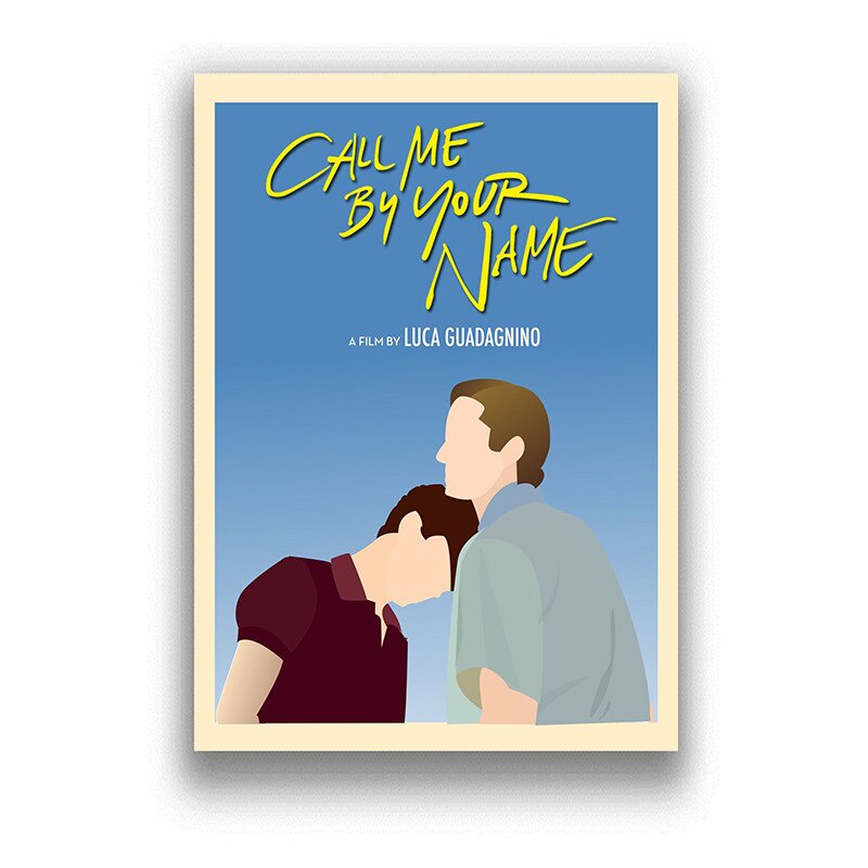 Giấy Dán Tường Trang Trí In Chữ Call Me by Your Name