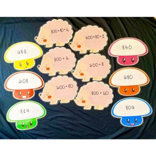 Bộ Nhím & Nấm Đáng Yêu (Đồ Dùng Dạy Học MIKI)