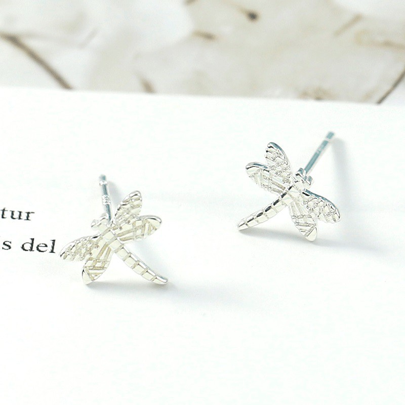 Khuyên Tai Bạc 925 Chuồn Chuồn