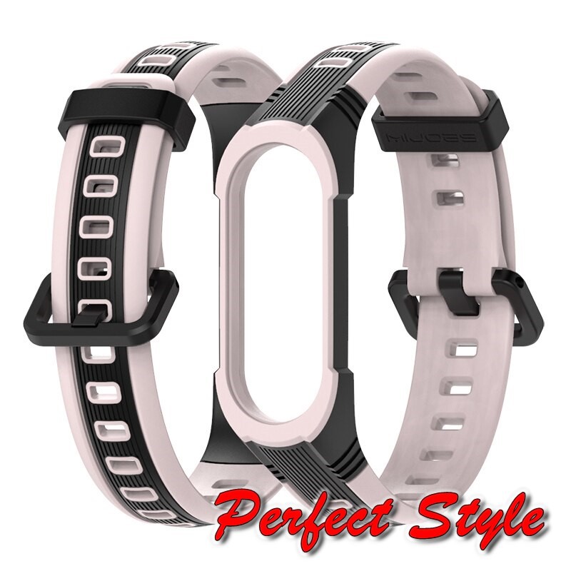 Dây đeo thay thế Mijobs dành cho Xiaomi Miband 3/ Miband 4/ Miband 5 Miband 6