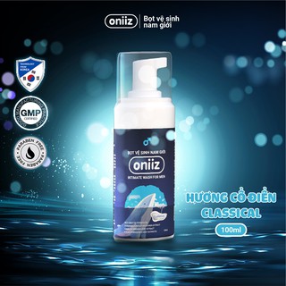 Bọt vệ sinh nam giới Oniiz - Dung dịch vệ sinh nam tạo bọt (Hương cổ điển) 100ml