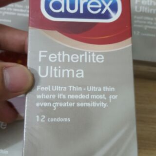 Bao Cao Su SIÊU MỎNG Durex Fetherlite Ultima - 12 cái