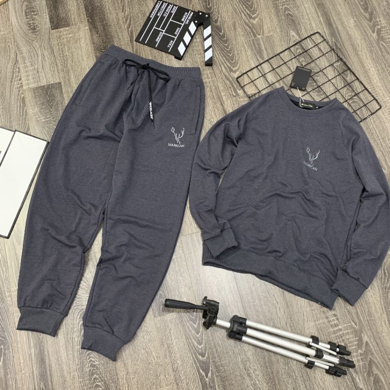 Bộ nỉ nam da cá thu đông | BigBuy360 - bigbuy360.vn