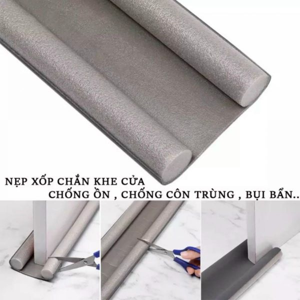 Thanh Mút Xốp chèn khe cửa, cách âm, cách nhiệt, ngăn côn trùng, giữ hơi Máy Điều hòa, chống kẹt tay chân, có giá sỉ