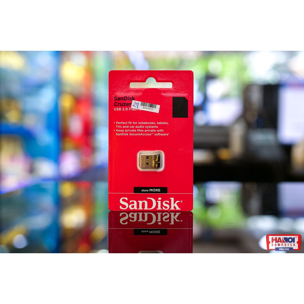 USB SanDisk 16Gb SDCZ33-016G-G35 thiết kế nhỏ gọn, tốc độ truyền tải nhanh chóng