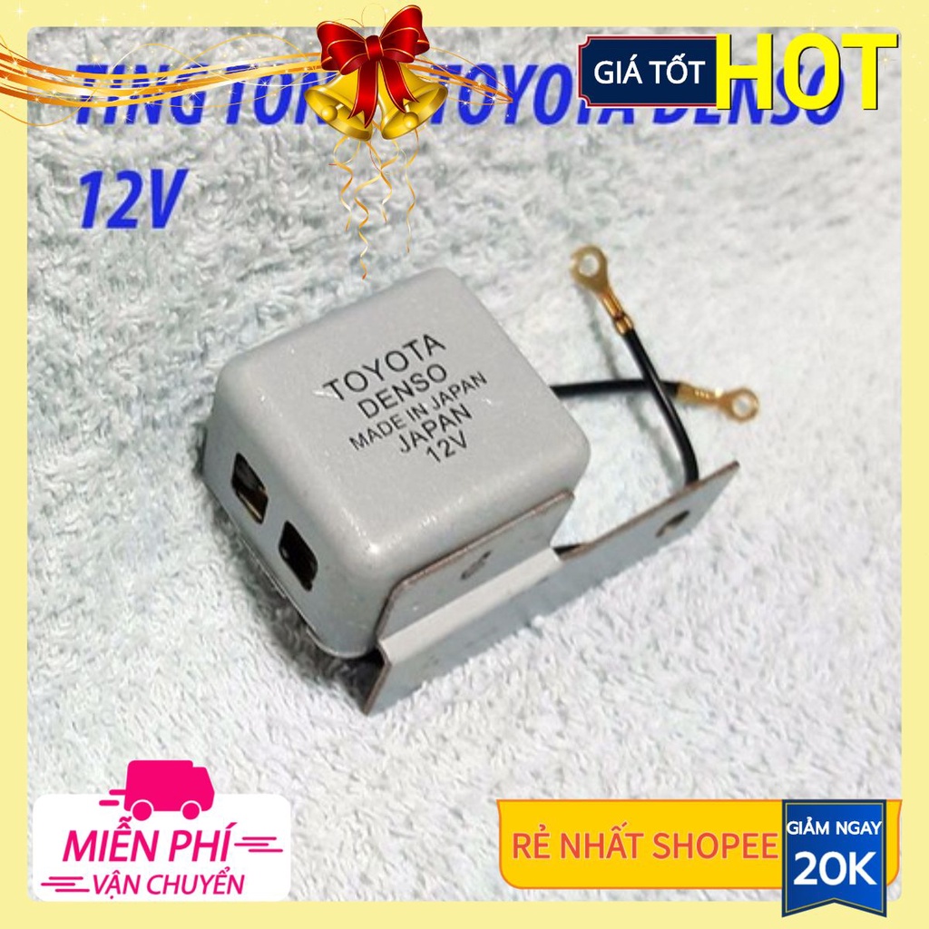 CỤC XI NHAN KÊU TING TONG TOYOTA DENSO LOẠI A 12V GẮN MỌI LOẠI XE - HÀNG CTY