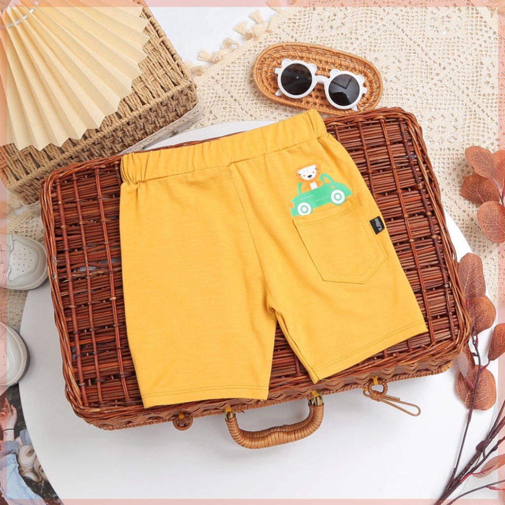 Quần Đùi Chục Cho Bé Trai Bé Gái LILIKIDS Quần Chục Đùi Chất Thun Lạnh QC07
