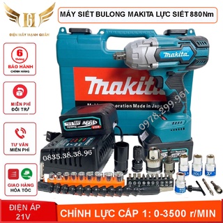 Máy siết bulong ma.ki.ta máy bắn ốc vặn vít đầu đặc 1/2 động cơ không chổi than
