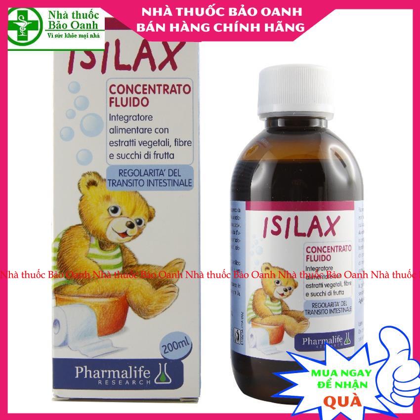 Siro Isilax Bimbi Hỗ trợ giảm táo bón cho bé 200ml - của Fitobimbi - Nhập khẩu chính hãng từ Ý- tích điểm tặng quà