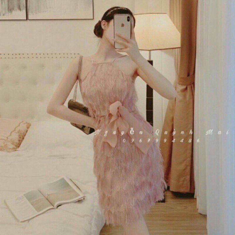ĐẦM HỒNG CỔ YẾM LÔNG VŨ
