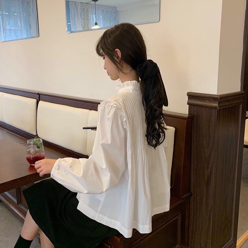 Áo trắng sơ mi hàn quốc ❤️oder 2-4t