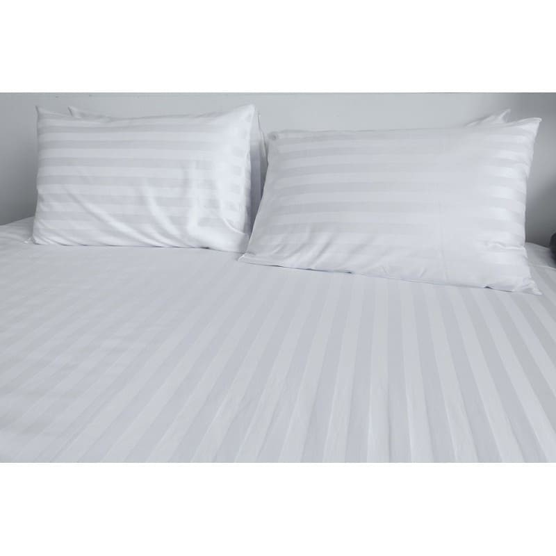 Vỏ Gối Cotton Khách Sạn Trắng Sọc RIOTEX - Kích Thước 50x70/ 40x60/ 35x105 cm | BigBuy360 - bigbuy360.vn