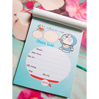 [CÓ SẴN] Phiếu giao hàng hình đoremon mới lạ