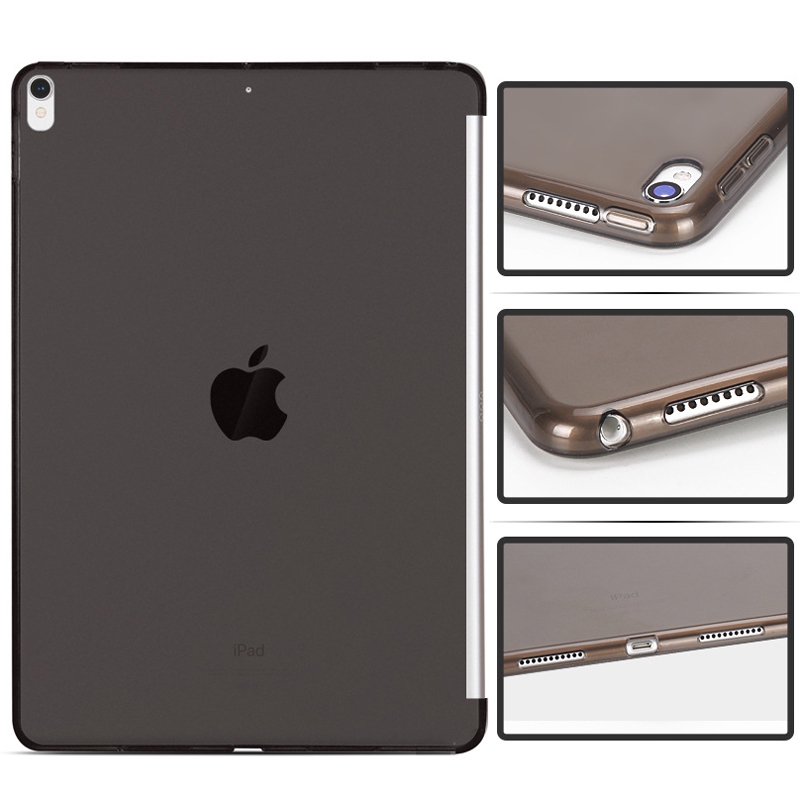 Half edge case for iPad Pro 10.5 A1701 A1709  Vỏ bảo vệ Air 3 2019 A2152 A2123 Ốp lưng can work with keyboard together | BigBuy360 - bigbuy360.vn
