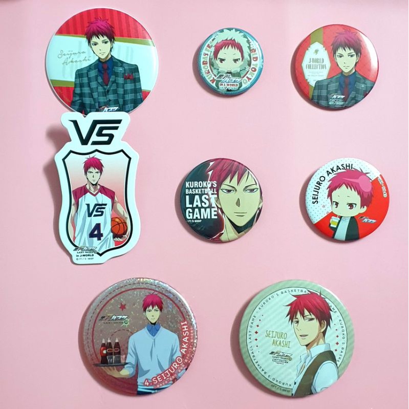 Huy hiệu chính hãng - Kuroko no Basket/Akashi Seijuro