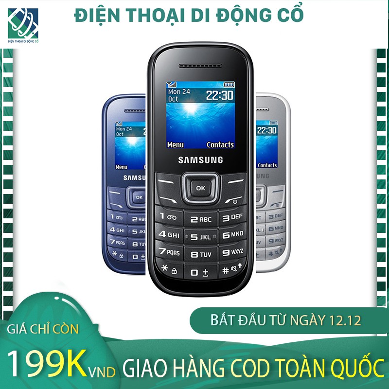 Điện thoại cổ Samsung E1200 full phụ kiện - BH 12 tháng 1 đổi 1 trong 1 tháng đầu