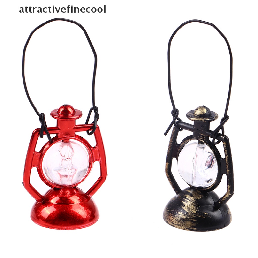 Đèn Dầu Trang Trí Phong Cách Retro Tỉ Lệ 1: 12 Cho Nhà Búp Bê