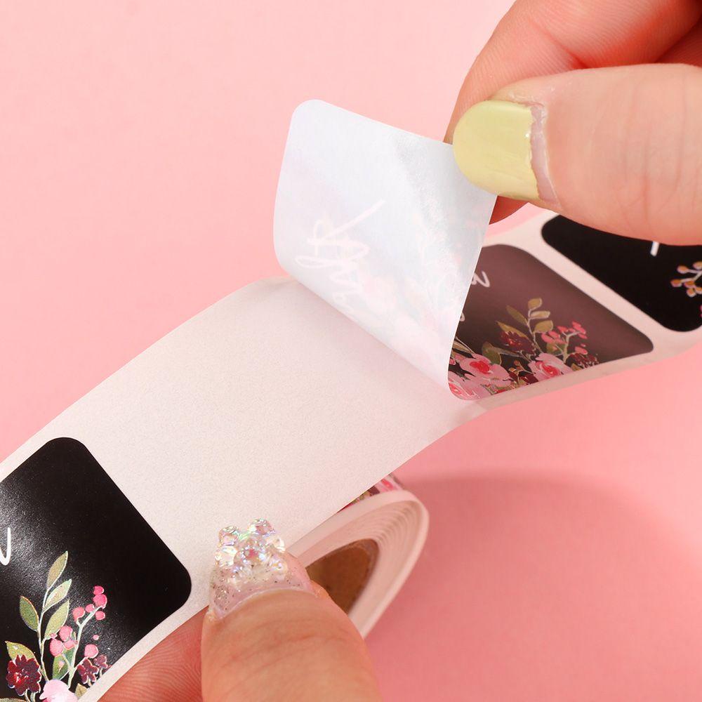 Bộ 120/250 Miếng Dán Trang Trí Hộp Quà/ Sổ Tay In Chữ Thank You Độc Đáo Tiện Dụng