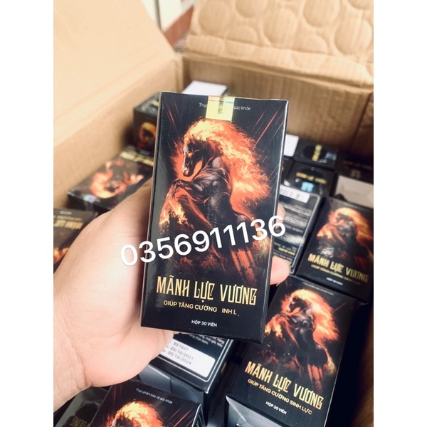 Mãnh Lực Vương - Viên Uống Hỗ Trợ Tăng Cường Sinh Lý Nam ( Hộp 30V)