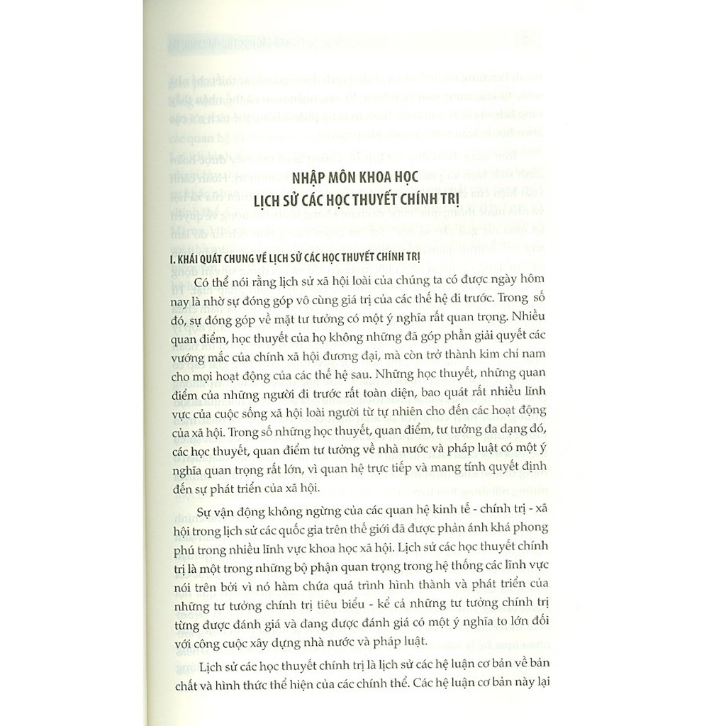 Sách - Lịch Sử Các Học Thuyết Chính Trị