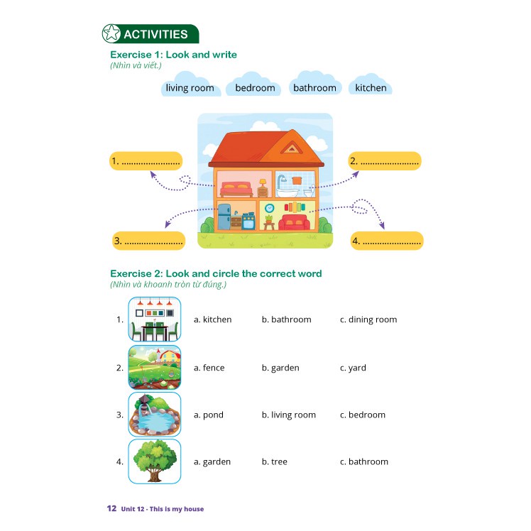 Sách Luyện viết chữ nhớ từ vựng tiếng Anh theo chương trình Sách giáo khoa Lớp 3