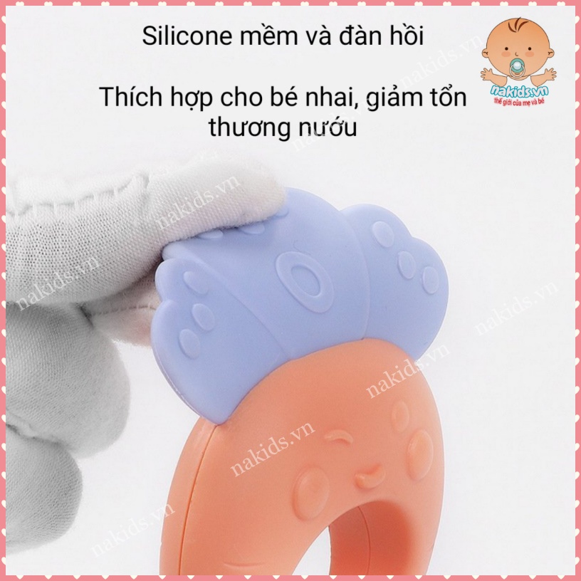 Bộ 10 Món Đồ Chơi Xúc Xắc Kèm Gặm Nướu Giảm Ngứa Lợi Cho Bé Baby Rattle Có Hộp Đựng