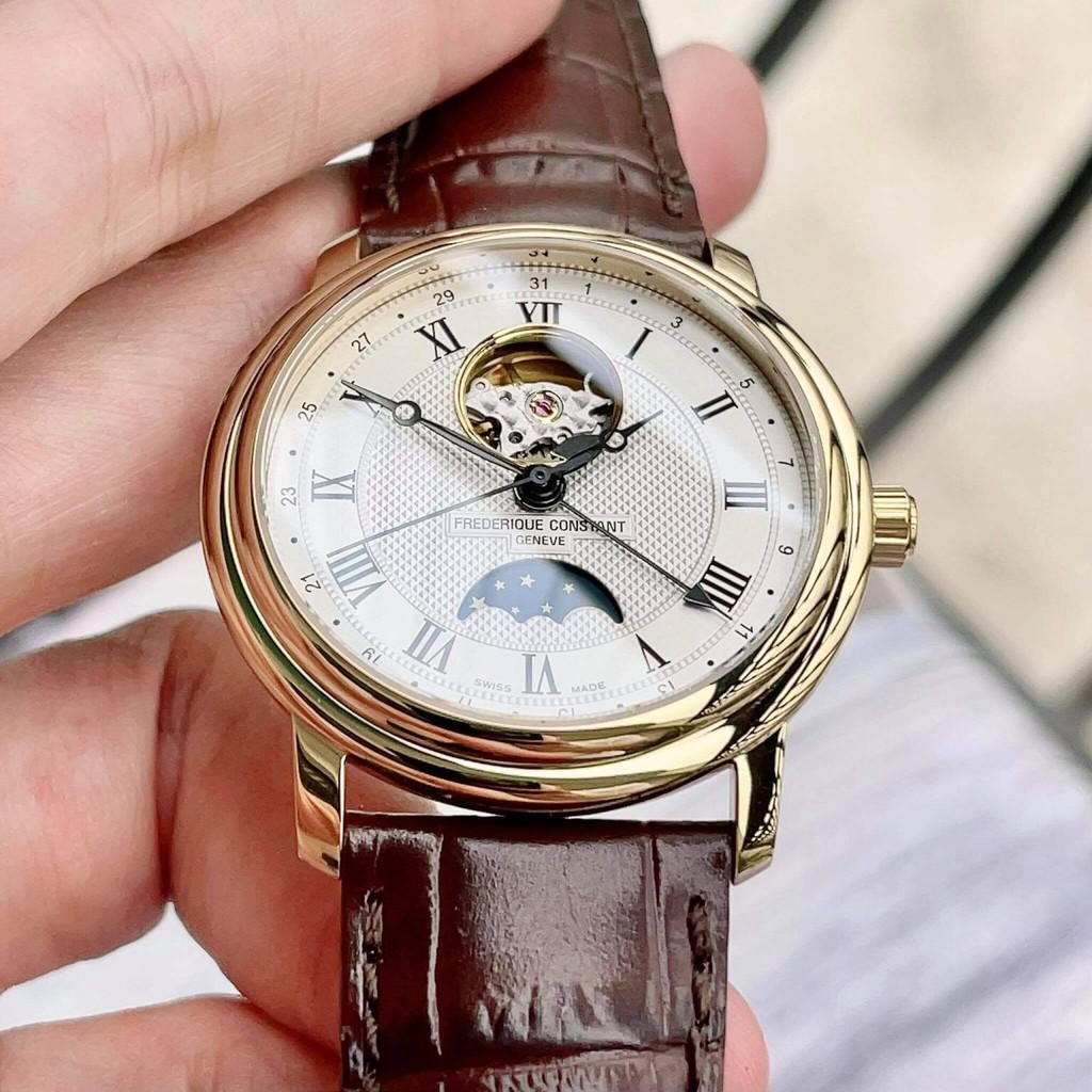 Đồng Hồ Nam Frederique Constant Moonphase Open Heart FC-335MC4P5