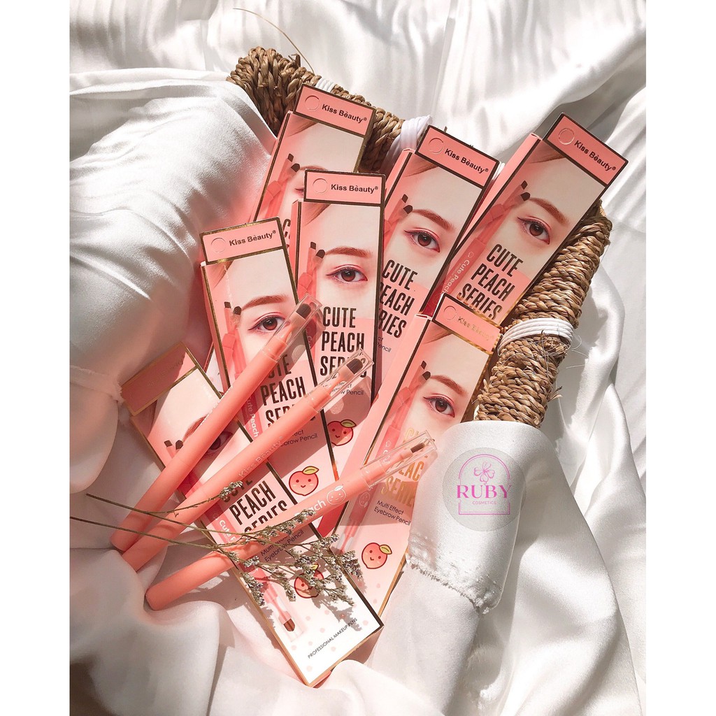 Chì kẻ mày quả đào thái lan KISS BEAUTY - rubycosmetics