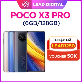 Điện Thoại POCO X3 Pro 6GB/128GB pin 5160 mAh Android 11 Qualcomm® Snapdragon™ 860 (7nm) - Bảo hành 18 tháng chính hãng
