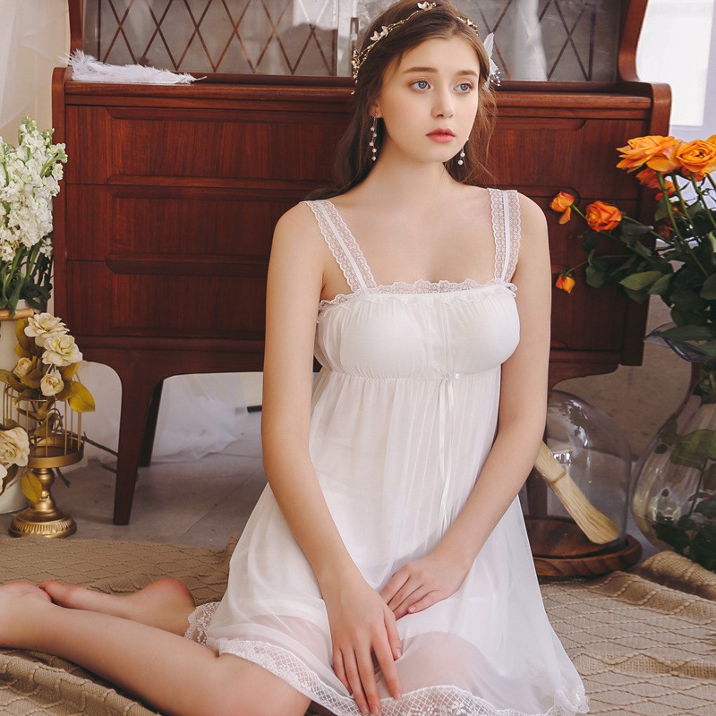 Váy ngủ cho mẹ chất mềm _ Amity
