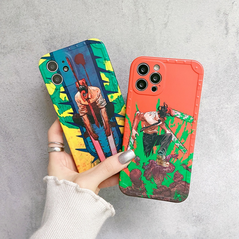Ốp Điện Thoại Mềm Nhám In Hình Cưa Xích Cho iPhone 14 Pro Max 13 12 Pro Max X Xs Max XR 8Plus 11 Pro Max