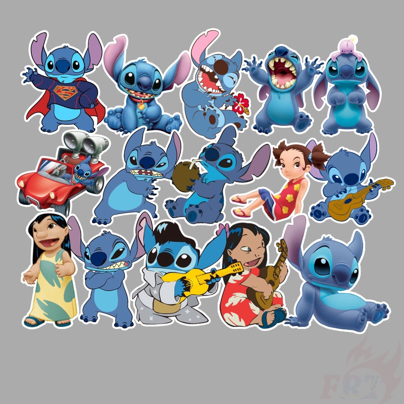 ❉ Lilo &amp; Stitch - Series 03 Disney Cartoon Stickers ❉ 54Pcs/Set DIY Fashion Luggage Laptop Skateboard Doodle Stickers