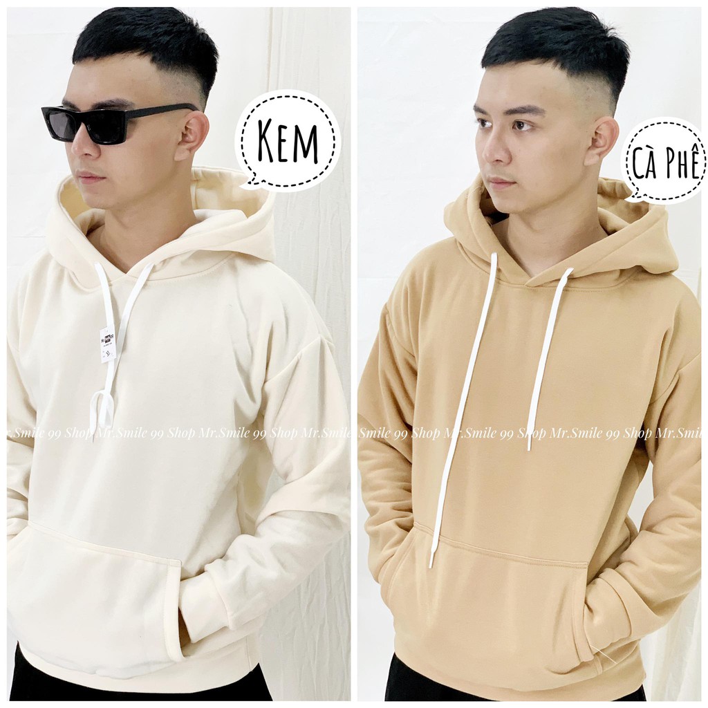 [Hình Thật] Áo Hoodie Trơn ❤️ Unisex Nam Nữ ❤️ MR SMILE 99 SHOP