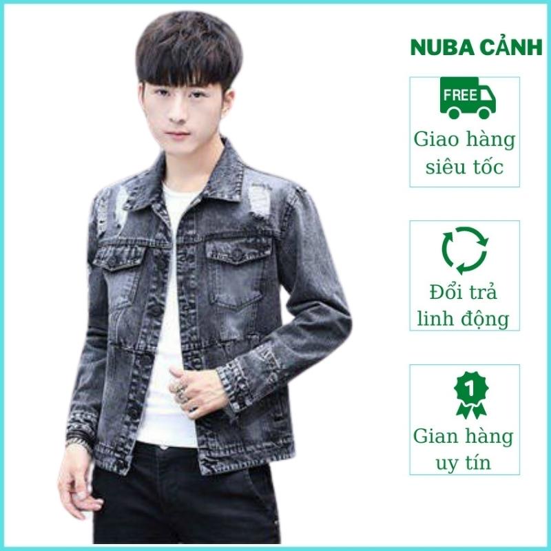 Áo khoác jean nam thời trang, áo khoác bò TAKA 18